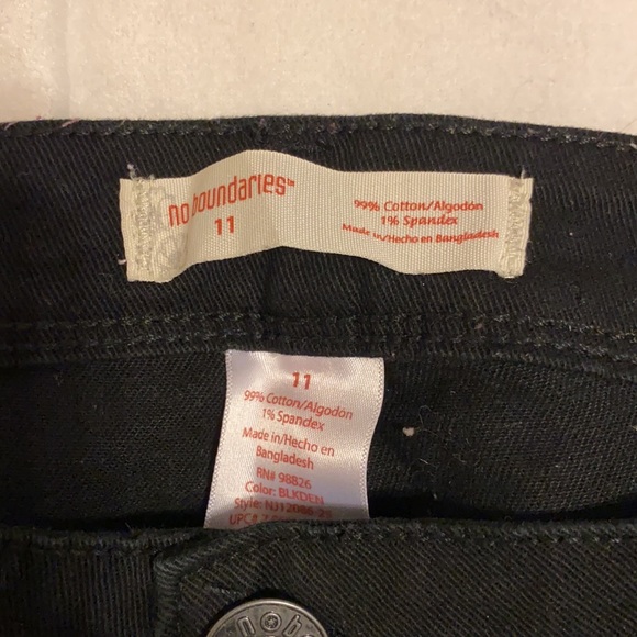 ❤️2 for $10 No Boundaries Black Skinny Jean - Picture 2 of 4